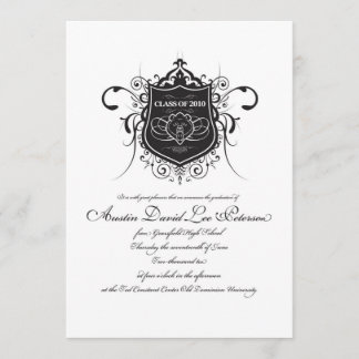オースティンP.のためのカスタムな卒業の発表 案内状