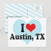 オースティンTXが大好き ポストカード (正面/裏面)