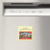 オースティンTXマップ座標ヴィンテージスタイル マグネット (インサイチュ (食洗機))