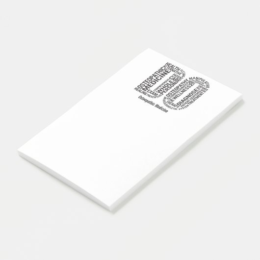 オーステオパシー医学をパーソナライズ骨症 ポストイット (アングル)