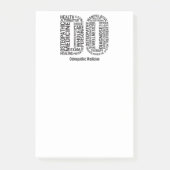 オーステオパシー医学をパーソナライズ骨症 ポストイット (正面)