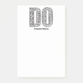 オーステオパシー医学をパーソナライズ骨症 ポストイット
