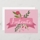 オーステナイトII 招待状 (正面/裏面)