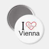 オーステライヒの心拍I love Vienna マグネット (正面/裏面)