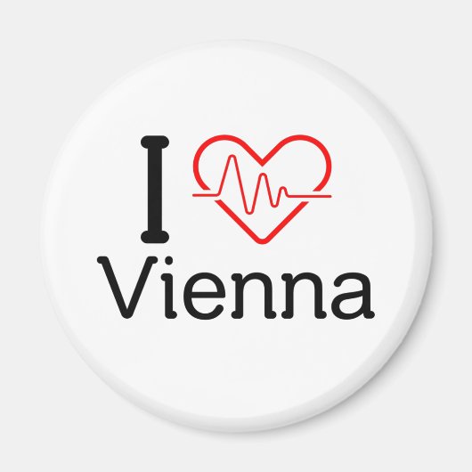 オーステライヒの心拍I love Vienna マグネット (正面)