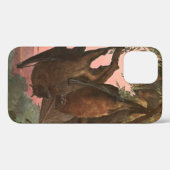 オーステンによるフライング・フォックスの蝙蝠、ヴィンテージの野生動物 Case-Mate iPhoneケース (裏面 (横))