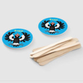 オーストラリアおもしろいのマグパイ漫画イラストレーション ハンドファン (組立なし)