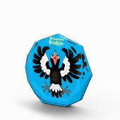 オーストラリアおもしろいのマグパイ漫画イラストレーション フォトブロック (右)