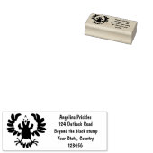 オーストラリアおもしろいのマグパイ漫画イラストレーション ラバースタンプ (押印)