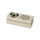 オーストラリアおもしろいのマグパイ漫画イラストレーション ラバースタンプ (スタンプ)