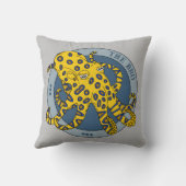 オーストラリアおもしろいの青い輪付きタコ クッション (裏面)