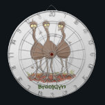 オーストラリアおもしろいのemuトリオ漫画イラストレーション ダーツボード<br><div class="desc">オーストラリアおもしろいのアウトバックからの挨拶かわいい漫画のスタイルで描3幸せなemus.グデイメイトって!</div>