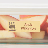 オーストラリアおもしろいのemuトリオ漫画パーソナライズされた ラベル (貼付)