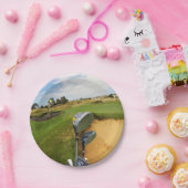 オーストラリアおもしろいゴルフデザイン、紙パーティープレート ペーパープレート (パーティー)