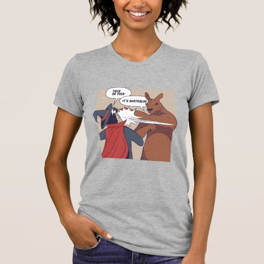 オーストラリアおもしろいハロウィーン Tシャツ (正面)