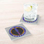 オーストラリアおもしろい引用文カソウィル鳥の漫画 ガラスコースター (アングル)