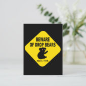 オーストラリアおもしろい徴候。ドログマに用心。 ポストカード (スタンド正面)