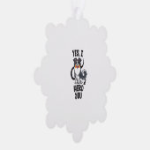 オーストラリアおもしろい羊飼い母ギフトオーストラリアYesI H オーナメントカード (右)