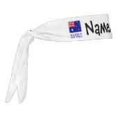 オーストラリアおよびオーストラリア国パーソナライズされた旗 タイヘッドバンド (回転270)