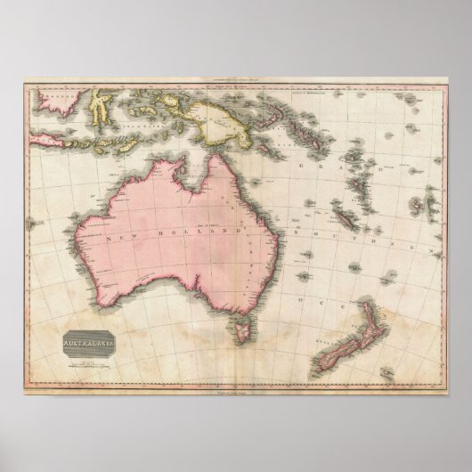 オーストラリアおよび南西太平洋 ポスター (正面)