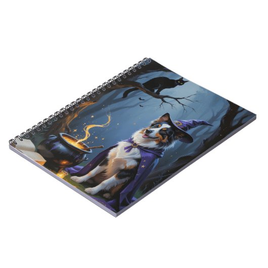 オーストラリアお洒落の羊飼い絵を描ハロウィン ノートブック (左側)