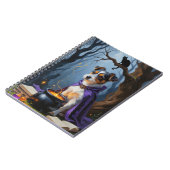 オーストラリアお洒落テリア絵を描ハロウィン ノートブック (左側)