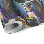 オーストラリアお洒落テリア絵を描ハロウィン ラッピングペーパー (ロールコーナー)