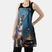 オーストラリアお洒落牛ハロウィン絵を描ズ エプロン (インサイチュ)