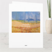 オーストラリアからのオーストラリアの野生の花の芸術の挨拶 カード (裏面)