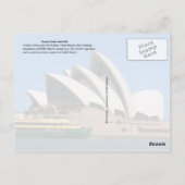 オーストラリアからの場面 ポストカード (裏面)