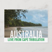 オーストラリアからの愛クイーンズランド岬の艱難 ポストカード (正面)