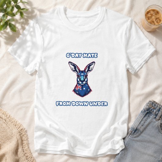 オーストラリアからの挨拶「G'day Mate From Down Under」 Tシャツ