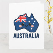 オーストラリアかわいいフュージョンはっきりした- & Adorable カード (黄色い花)