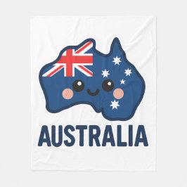 オーストラリアかわいいフュージョンはっきりした- & Adorable フリースブランケット