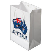 オーストラリアかわいいフュージョンはっきりした- & Adorable ミディアムペーパーバッグ (正面アングル)