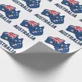 オーストラリアかわいいフュージョンはっきりした- & Adorable ラッピングペーパー (角)