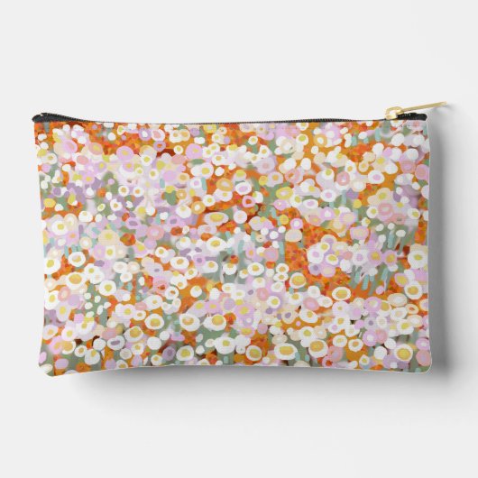 オーストラリアかわいらし紙デイジー野生の花 アクセサリーポーチ (裏面)