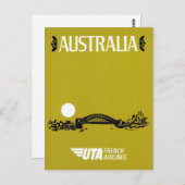 オーストラリアが古代旅行のポスターを復元 ポストカード (正面/裏面)