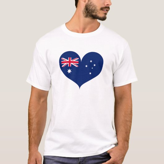 オーストラリアが大好き フラグ Tシャツ (正面)