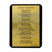 オーストラリアが磁石を柔軟にする場所 マグネット (縦)