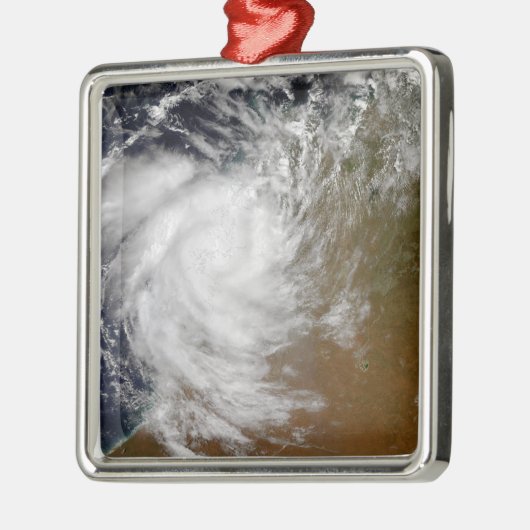 オーストラリアに来ある熱帯低気圧マグダ海岸 メタルオーナメント (左)