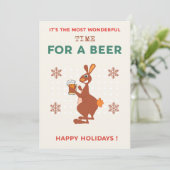 オーストラリアのおもしろいクリスマスカード シーズンカード (スタンド正面)