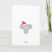 オーストラリアのかわいいクリスマスカード – 個人設定 シーズンカード (裏面)