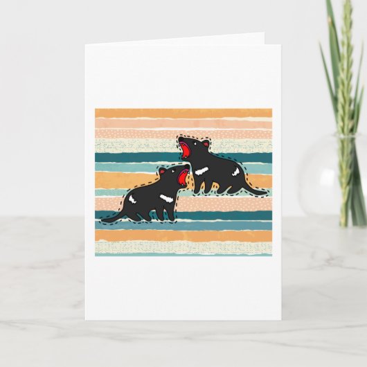 オーストラリアのかわいい動物たち カード (正面)