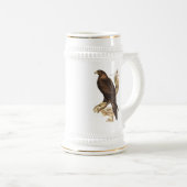 オーストラリアのくさびによって後につかれるワシ。 巨大な肉食鳥 ビールジョッキ (正面右)