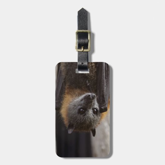 オーストラリアのこうもり ラゲッジタグ (正面縦)