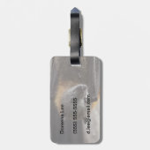 オーストラリアのこうもり ラゲッジタグ (裏面縦)