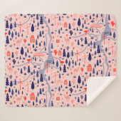 オーストラリアのアイコン、シームレスな装飾パターン。 シェルパブランケット (正面(横))