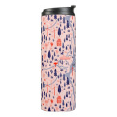 オーストラリアのアイコン、シームレスな装飾パターン。 タンブラー (回転左)