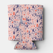 オーストラリアのアイコン、シームレスな装飾パターン。 缶クーラー (裏面)